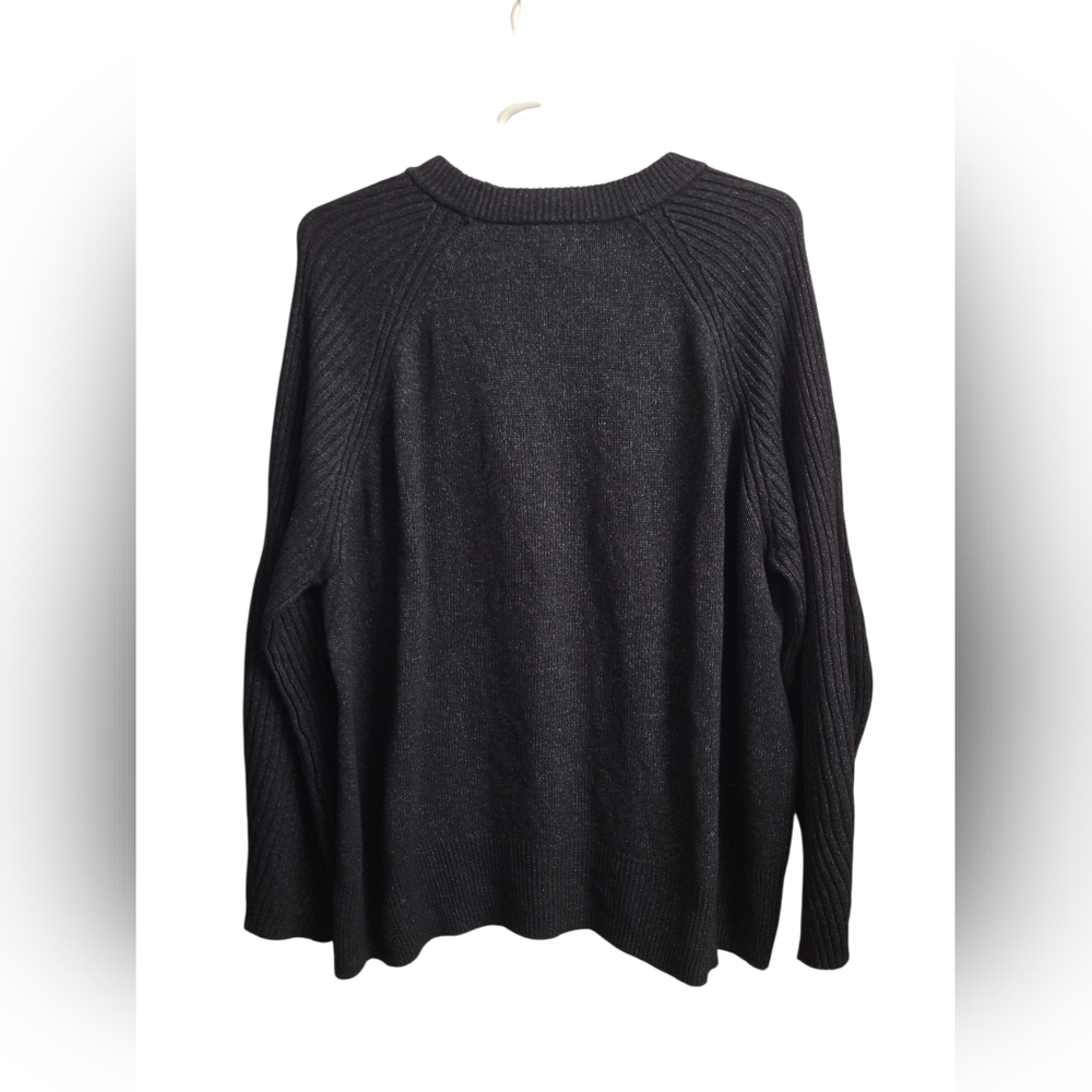 Ava & Viv Black Crew Neck Sweater